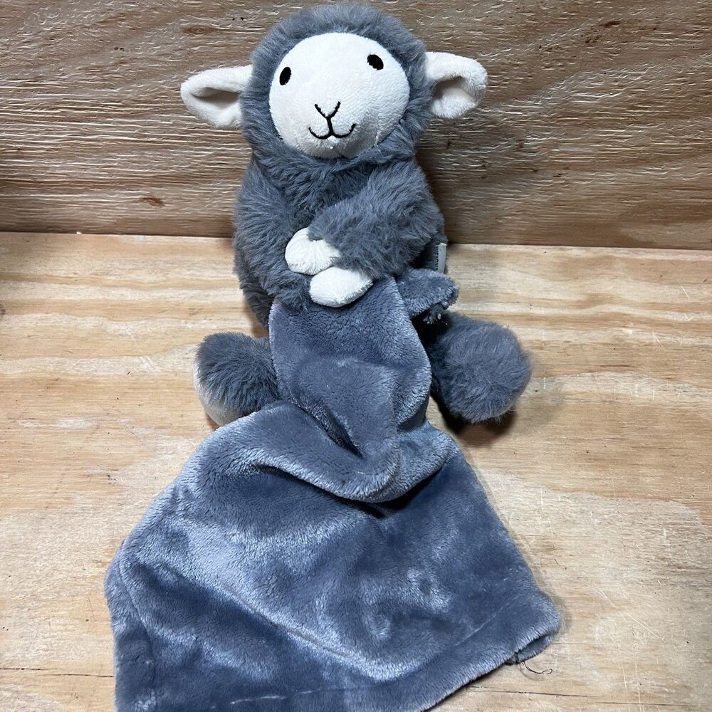 Canada Pooch Weighted Calming Dog Toy Grey Lamb Sheep S/M Anxiety Relief